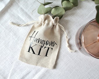 Jute bag Hangover Kit | Host gift | Jute bag | Jute