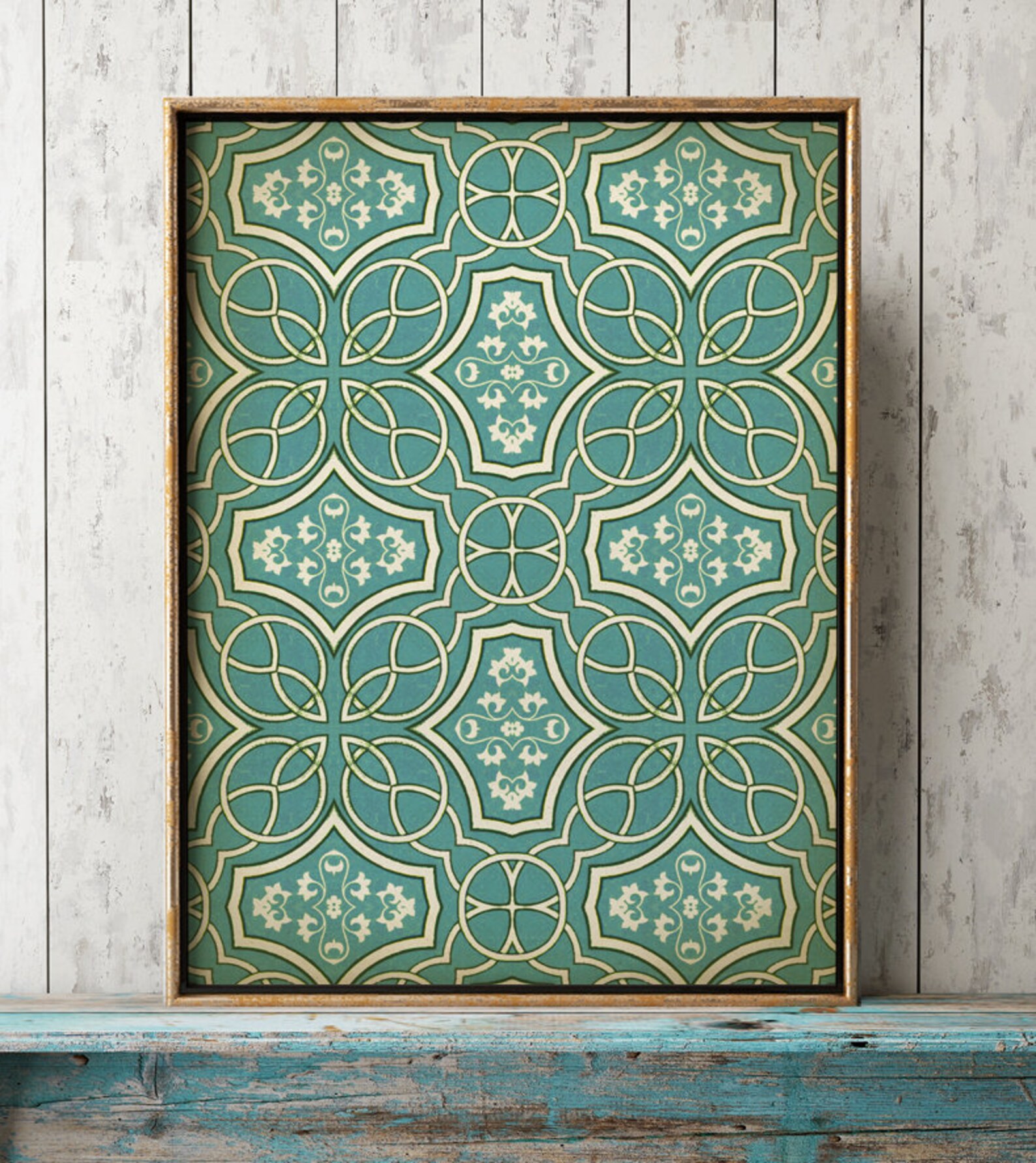 Maskiertes Muster Druck 4er Set GRAFISCHE KUNST Elegantes | Etsy