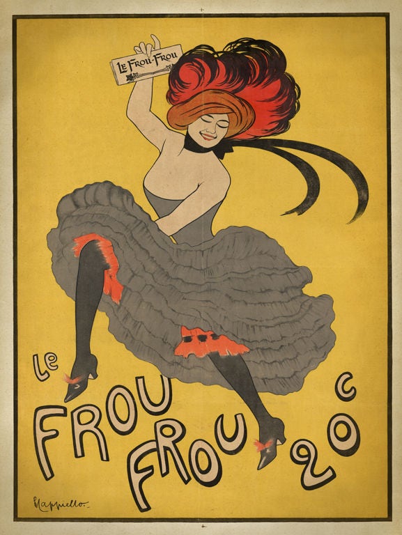 Art Nouveau Poster: Vintage Can Can Dancer Print - Etsy