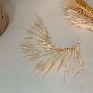Millinery Feather Mount Ivory