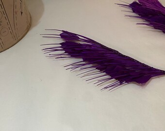 Millinery Feather Mount Royal Purple