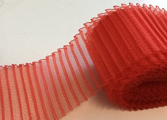Crinoline braid fabric 3 stitch wedding millinery fascinator hat birdcage BR028
