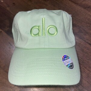 ALO Yoga Off Duty Light Green Logo Baseball Cap ALO YOGA Off Duty Hat Baseball Cap Light | Mercari main image 3