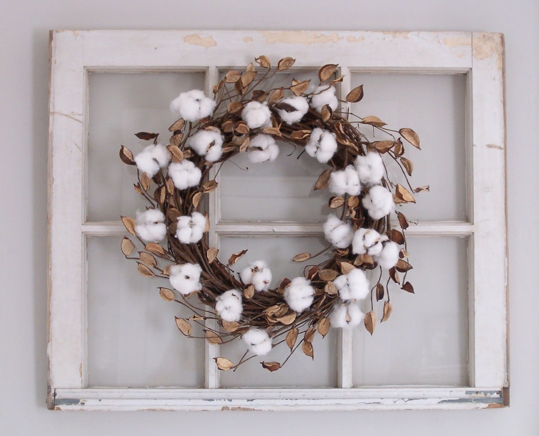 10pcs Cotton Balls Decor for Wreath Decor Dried Cotton Bolls Balls Made of  Natural Cotton Great for Crafting Farmhouse Style