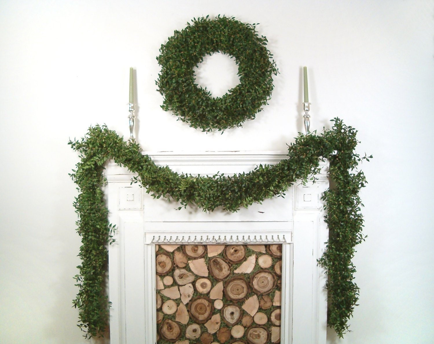 Christmas Garland, Wedding Garland, Boxwood Garland, Fresh Garland,…