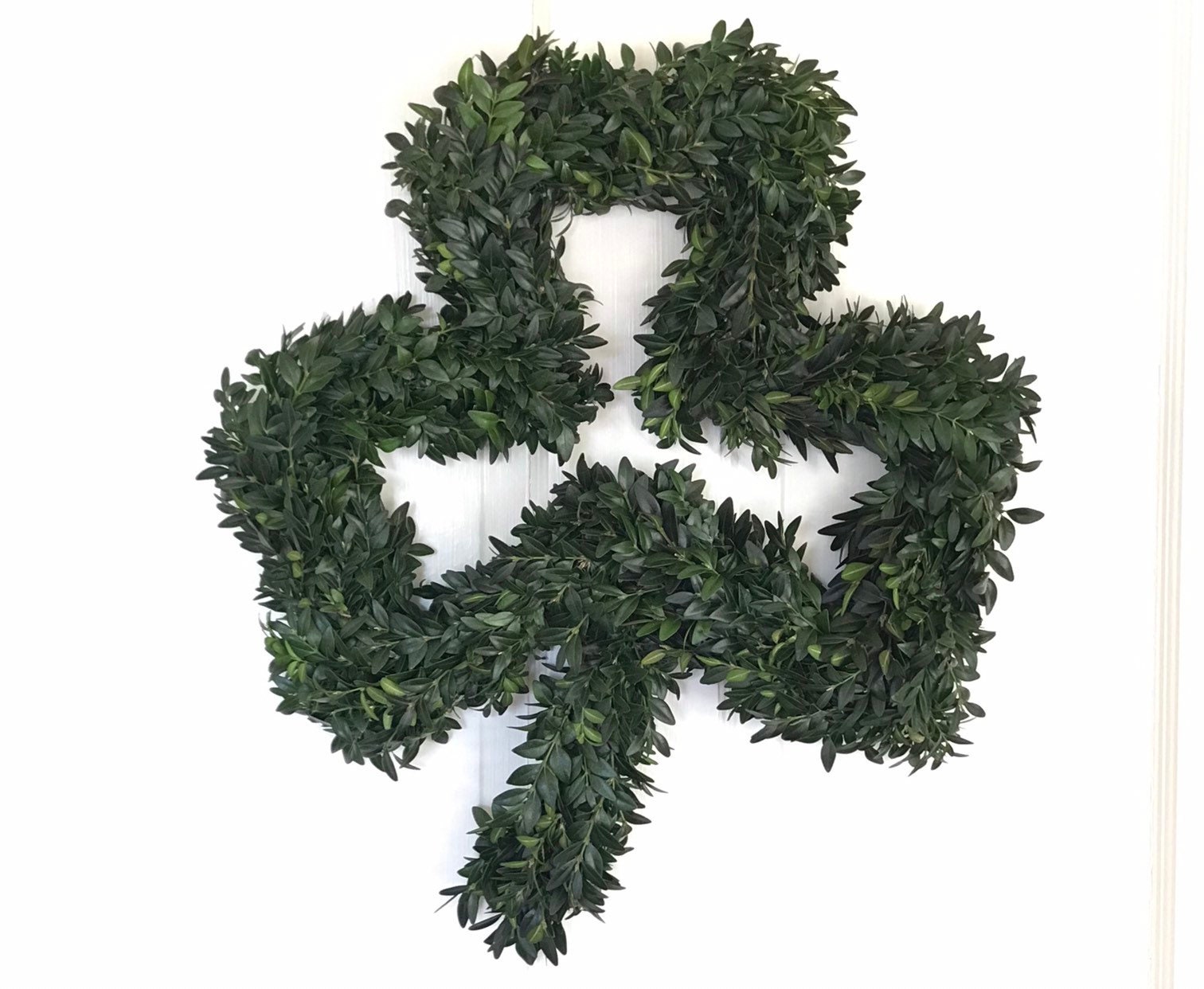 Shamrock Wreath - Etsy