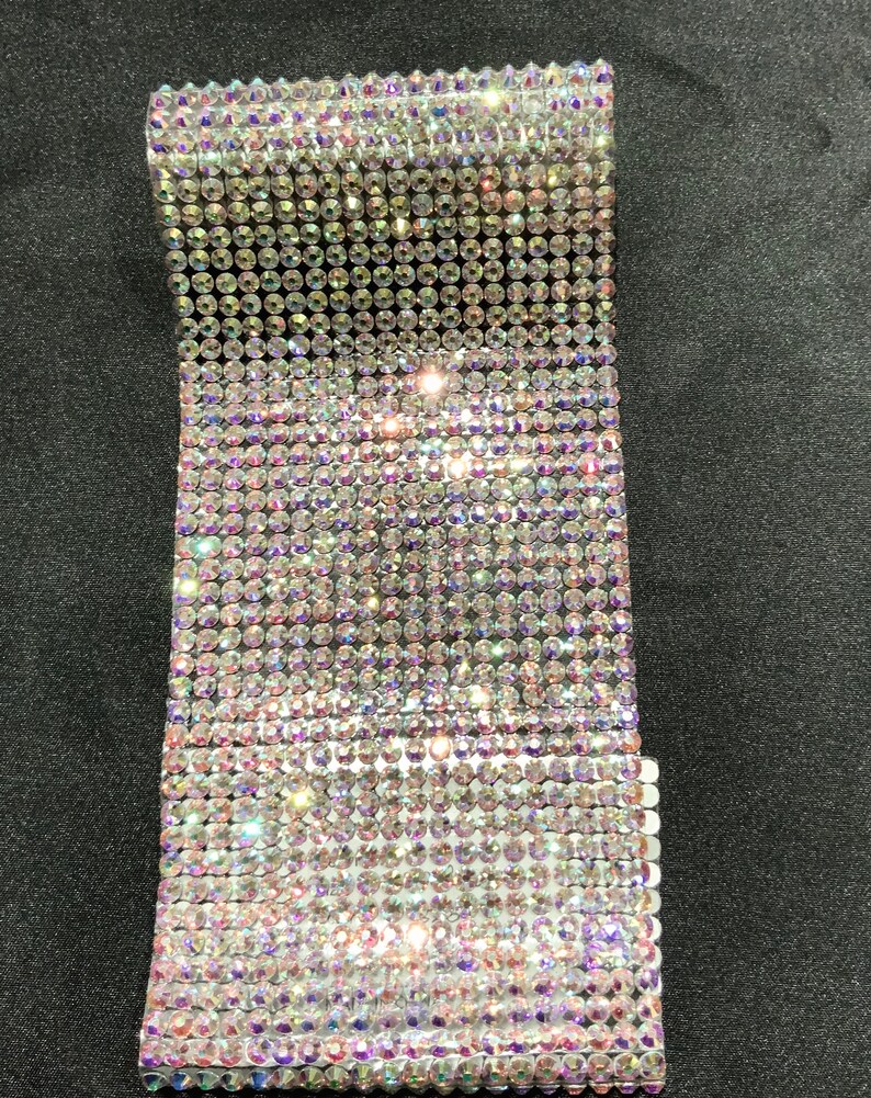 Rhinestone Sheets / Rhinestone Fabric 36 Inches Long and 4 Etsy
