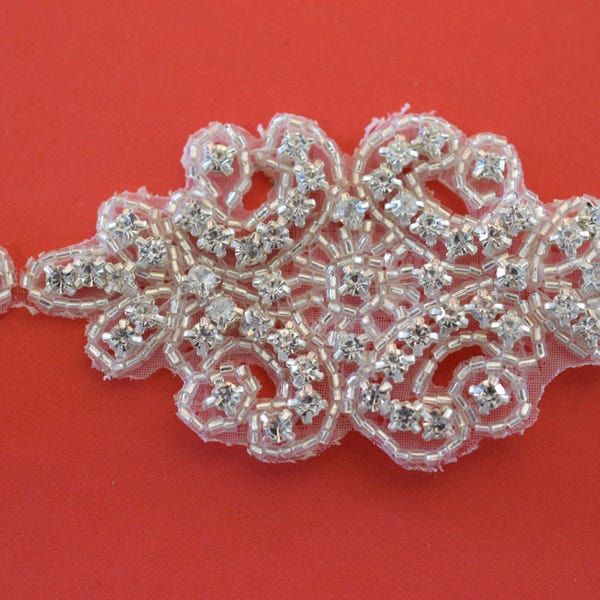 Rhinestone Trim Etsy