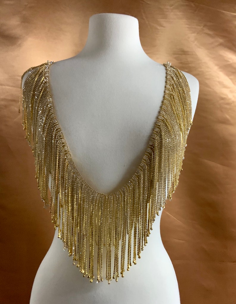 Rhinestone Chain/ Fringe Formal Rhinestone Crystal Chain 6 Etsy