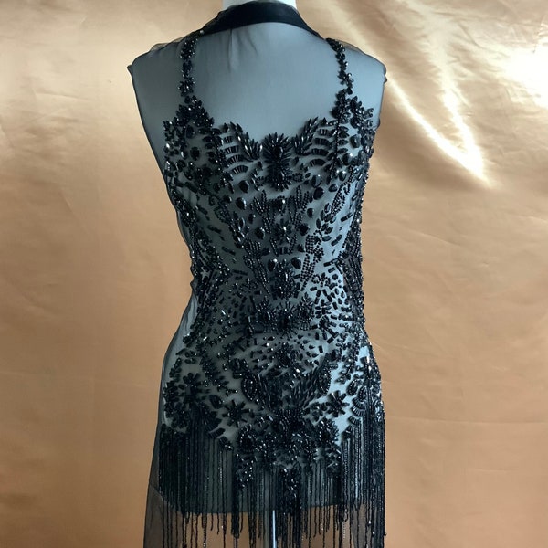 Rhinestone Mesh Ruffle Dress main image 0