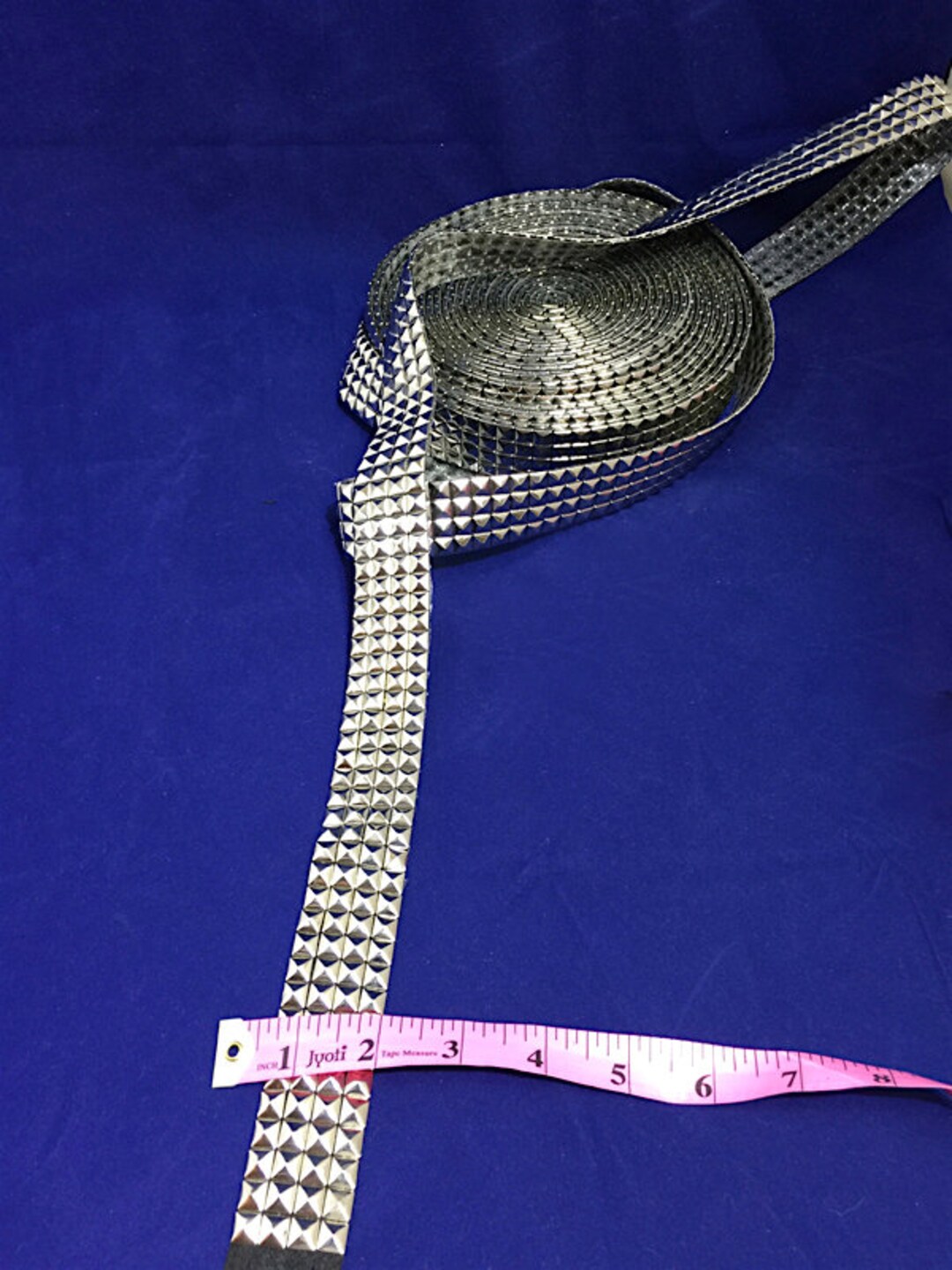 Beautiful Stud Trim Iron on Stud Trim Pyramid Studs Iron Etsy