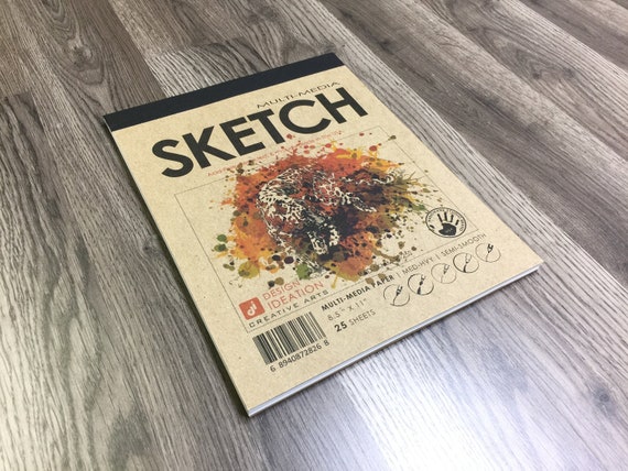 Design Ideation Brand Watercolor Sketchbook : Creative Project Book for  Pencil, Ink, Marker, Charcoal and Watercolor Paints. Great for Art, Design  and