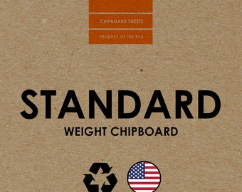 STUDIO 12 Chipboard Sheets. 11" x 17". STANDARD .022”