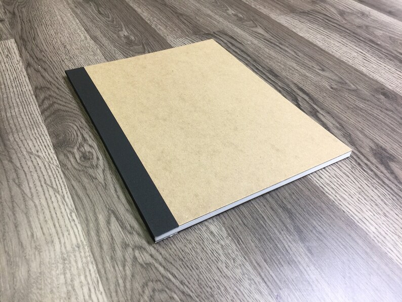 LAY FLAT Sketchbook. Removable Sheet, Journal Style Sketch Book for