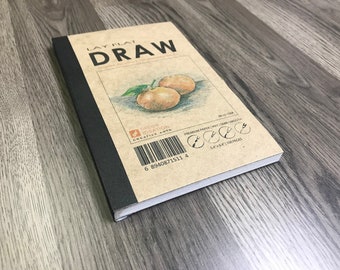 Lay Flat Sketchbook: Mixed Media Drawing Book. Removable Sheets (5.5" x 8.5") LF-50100-LS