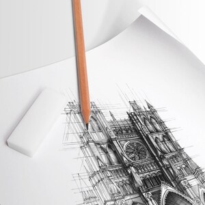 Lay Flat Sketchbook: Mixed Media Drawing Book. Removable Sheets (8.5" x 11") LF-50100-LS image 6