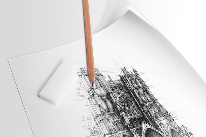 Lay Flat Sketchbook: Mixed Media Drawing Book. Removable Sheets (8.5" x 11") LF-50100-LS image 6