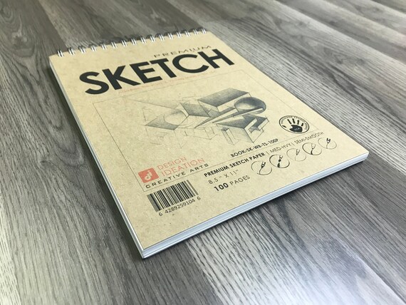 Design Ideation Watercolor Sketch Book. Spiral Bound, Watercolor