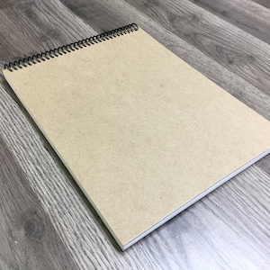 Spiral Bound Sketchbook : Multi-media Book. Simple Sketch. (8.5" x 11") SB-50100-TS image 1