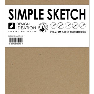 Spiral Bound Sketchbook : Multi-media Book. Simple Sketch. (8.5" x 11") SB-50100-TS image 3