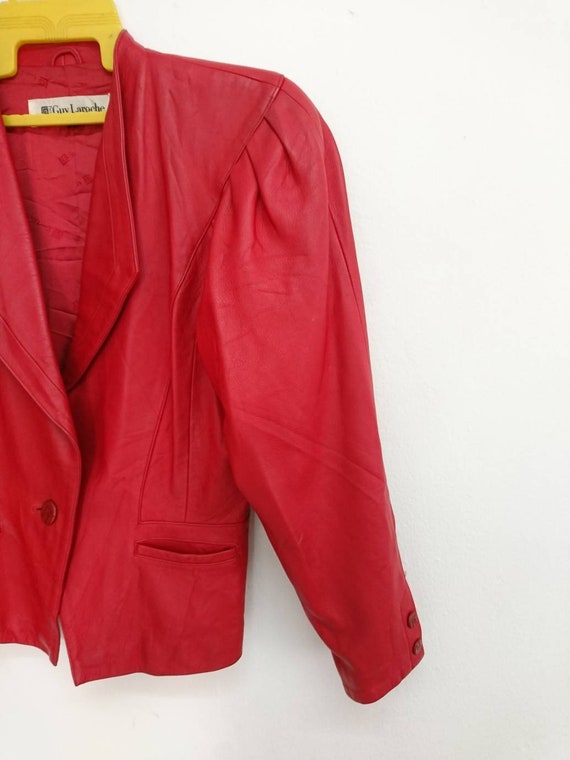 guy laroche leather jacket