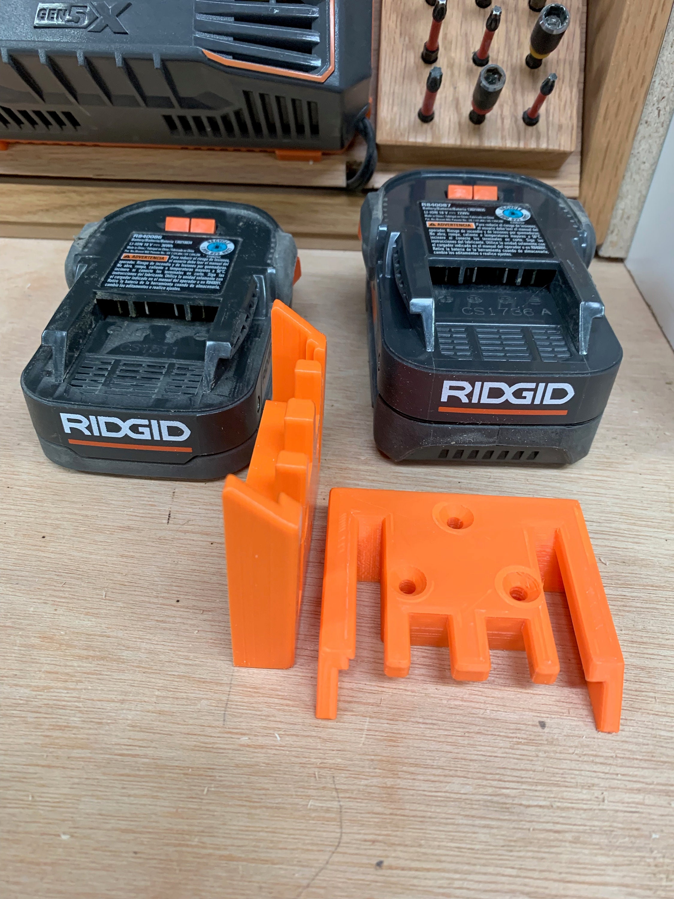 18v Ridgid Battery Holders Screw Mount Free Shipping. Etsy