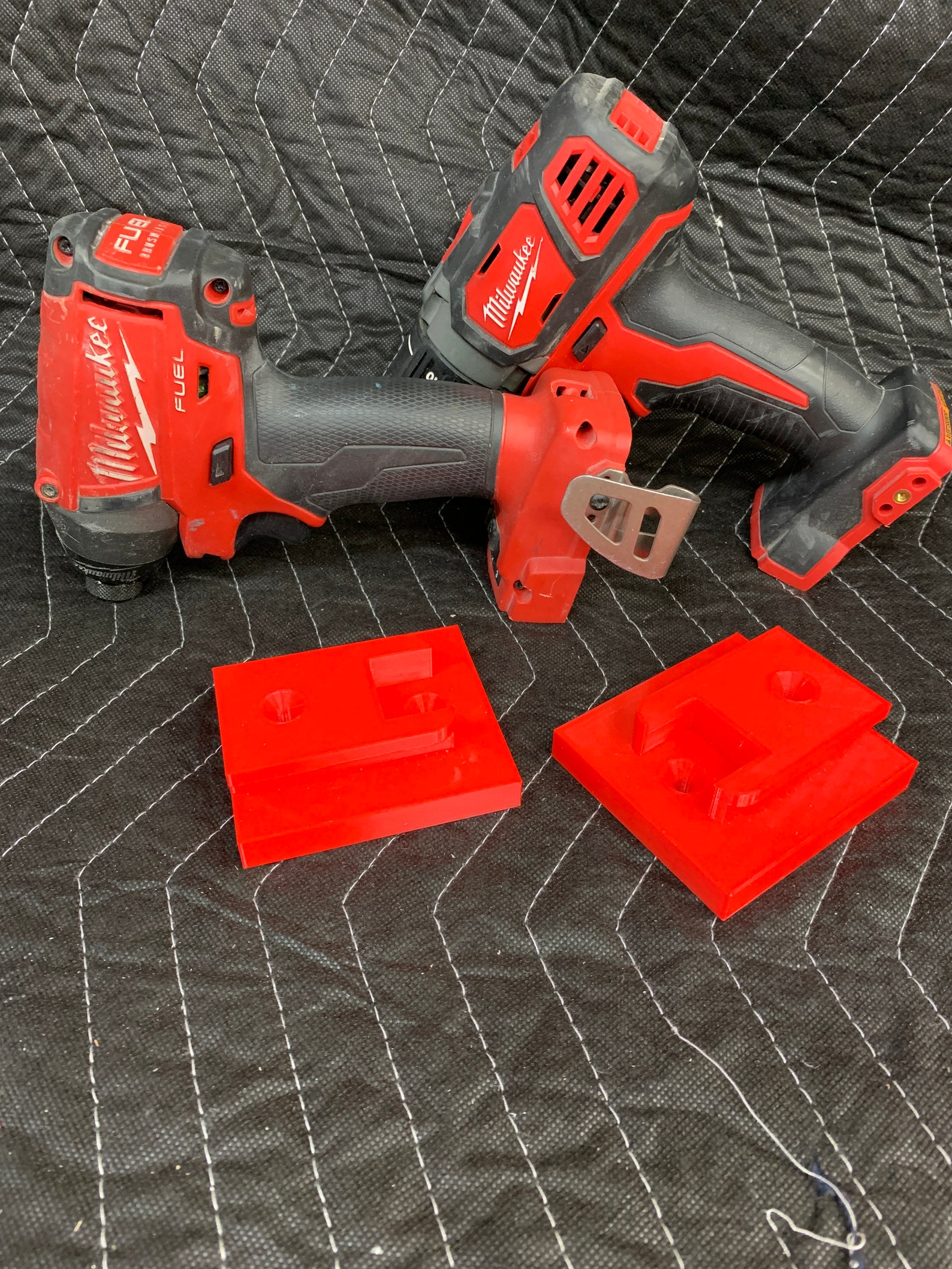 Milwaukee M18 Drill/tool Holder 2/pk FREE SHIPPING Etsy