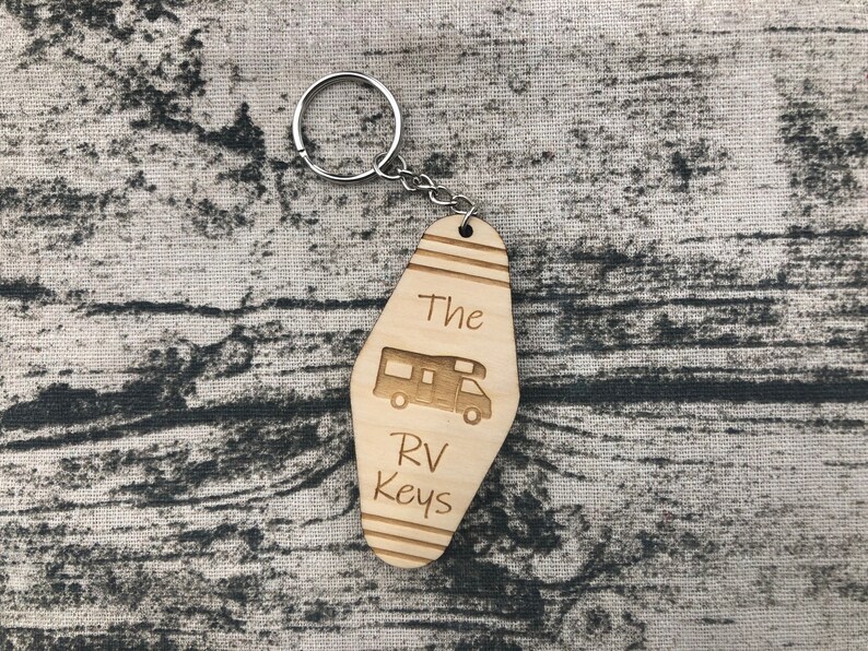 Happy Place Keychains Camper Filth Wheel Boat Pontoon Etsy