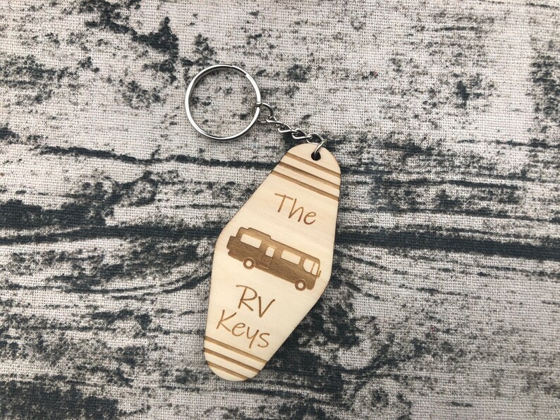 Happy Place Keychains Camper Filth Wheel Boat Pontoon Etsy