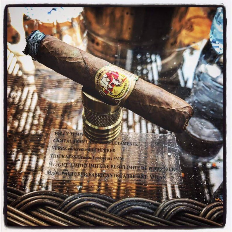 Cigar prop 24K Gold Plated Brass Etsy