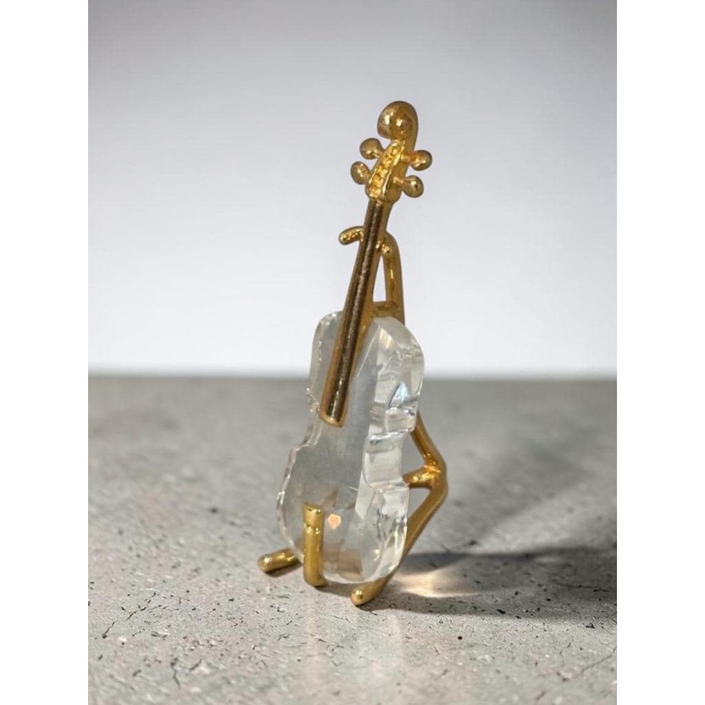 Swarovski Crystal Figurines Violin - Etsy