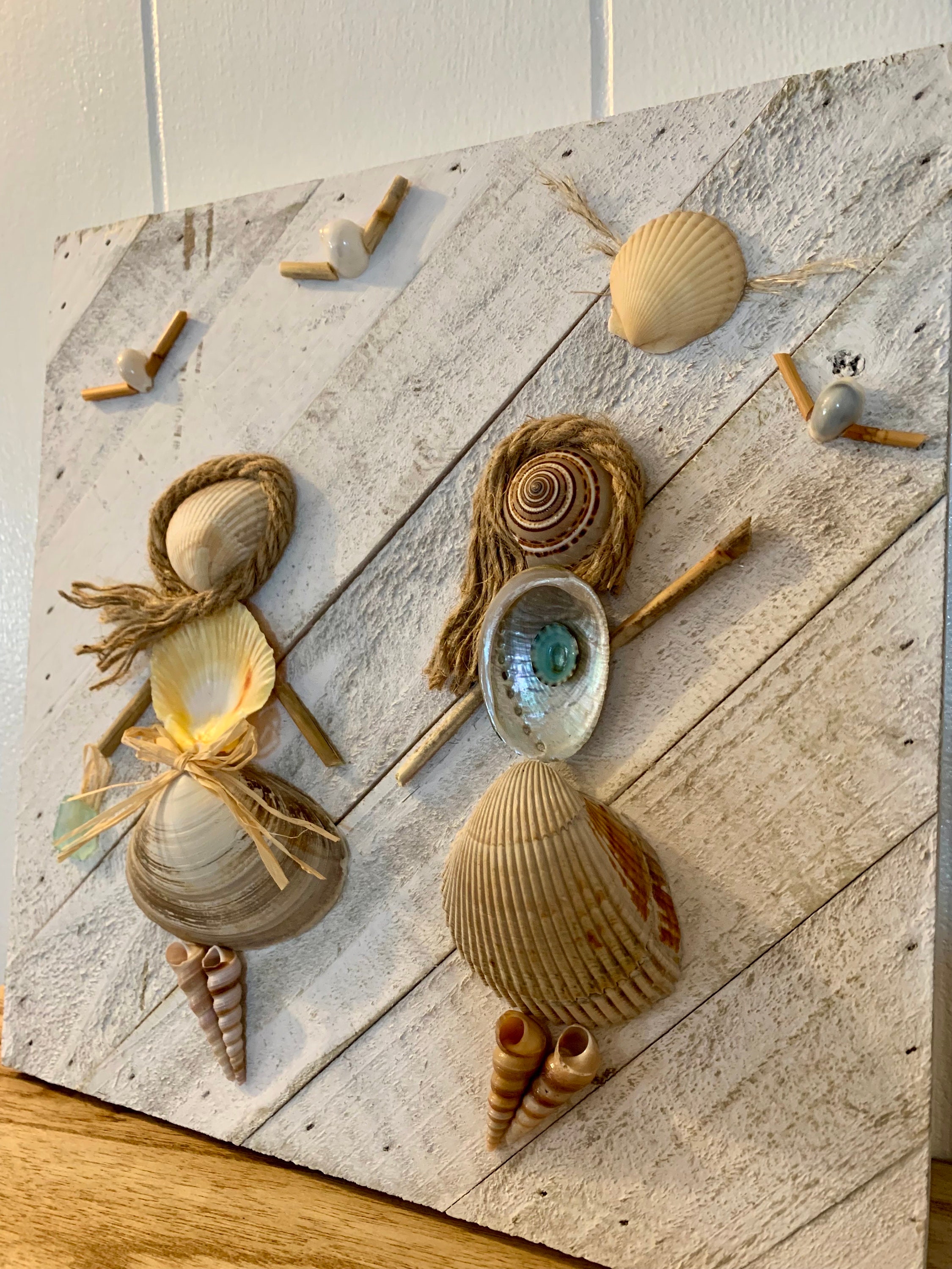 Seashell People / Sisters Friends Shell People / Mother Daughter - Etsy
