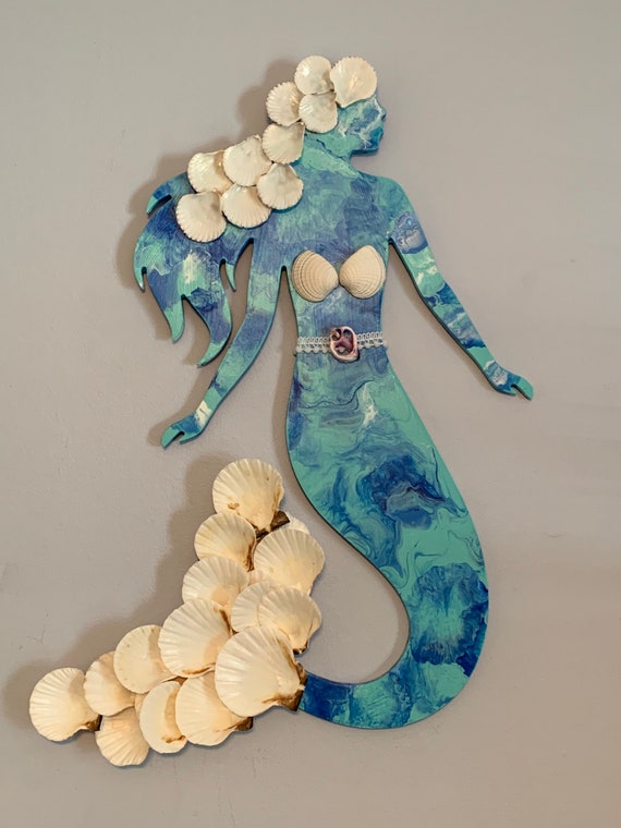 Seas Mermaid Home Decor Wall Hanging - Mermaid Home Decor Seas Mermaid Home Decor Wall Hanging - Mermaid Home Decor