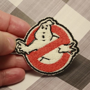 Ghostbusters Logo Iron on or Sew on Patch