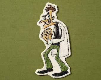 Doofensmirtz Disney Phineas and Ferb Iron on or Sew on Patch