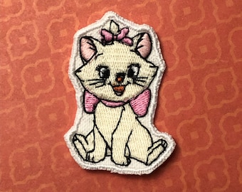 Marie Aristocats Disney Iron on or Sew on Patch