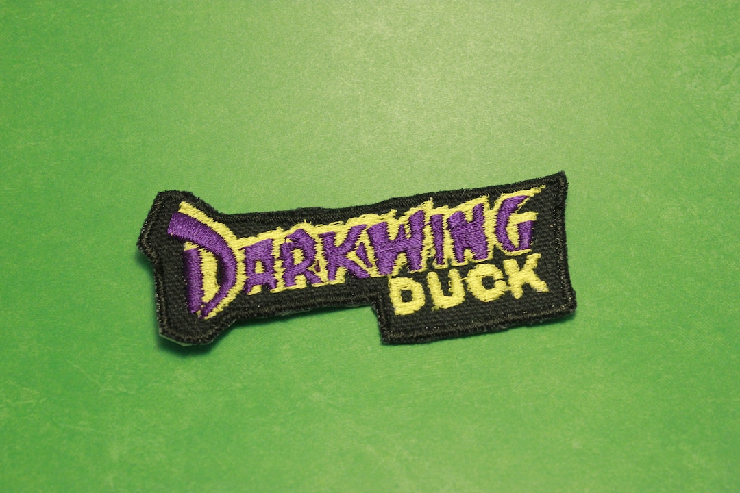 Darkwing Duck Title Disney Iron on or Sew on Patch Etsy