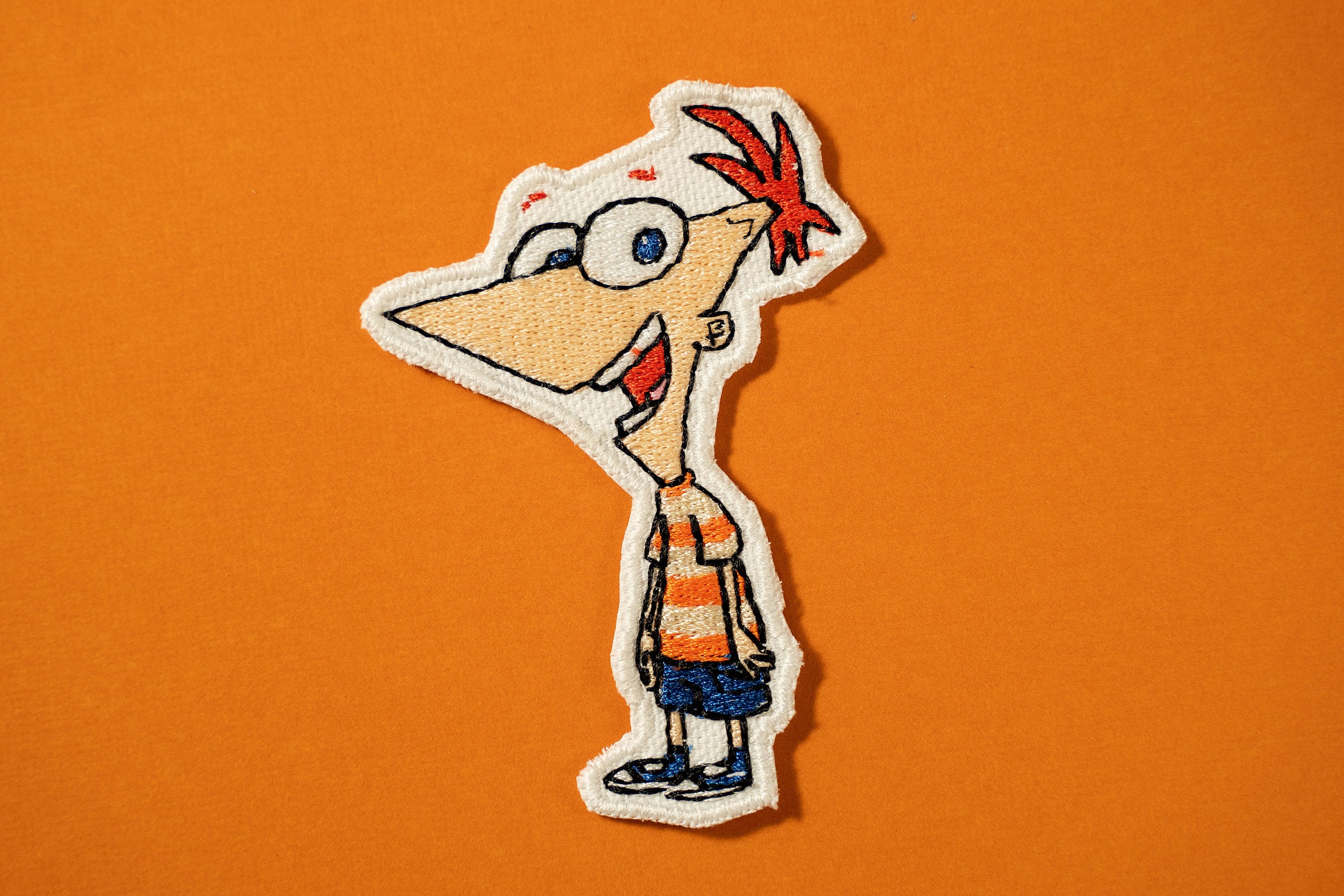 Meep Disney Phineas and Ferb Iron on or Sew on Patch