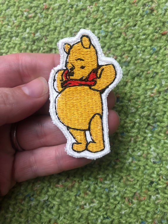 Set 5 Pc Winnie the Pooh Patches Iron on Pooh Iron on Patches 