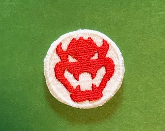 Naszywka do naszycia lub do prasowania Bowser Super Mario Nintendo