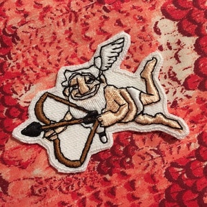 Disney Tangled Cupid Old Man Iron on or Sew on Patch