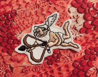 Disney Tangled Cupid Old Man Iron on or Sew on Patch