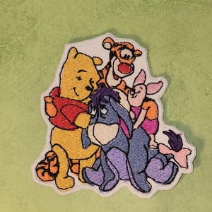 Winnie the Pooh and Friends Iron-on/Sew-on patch
