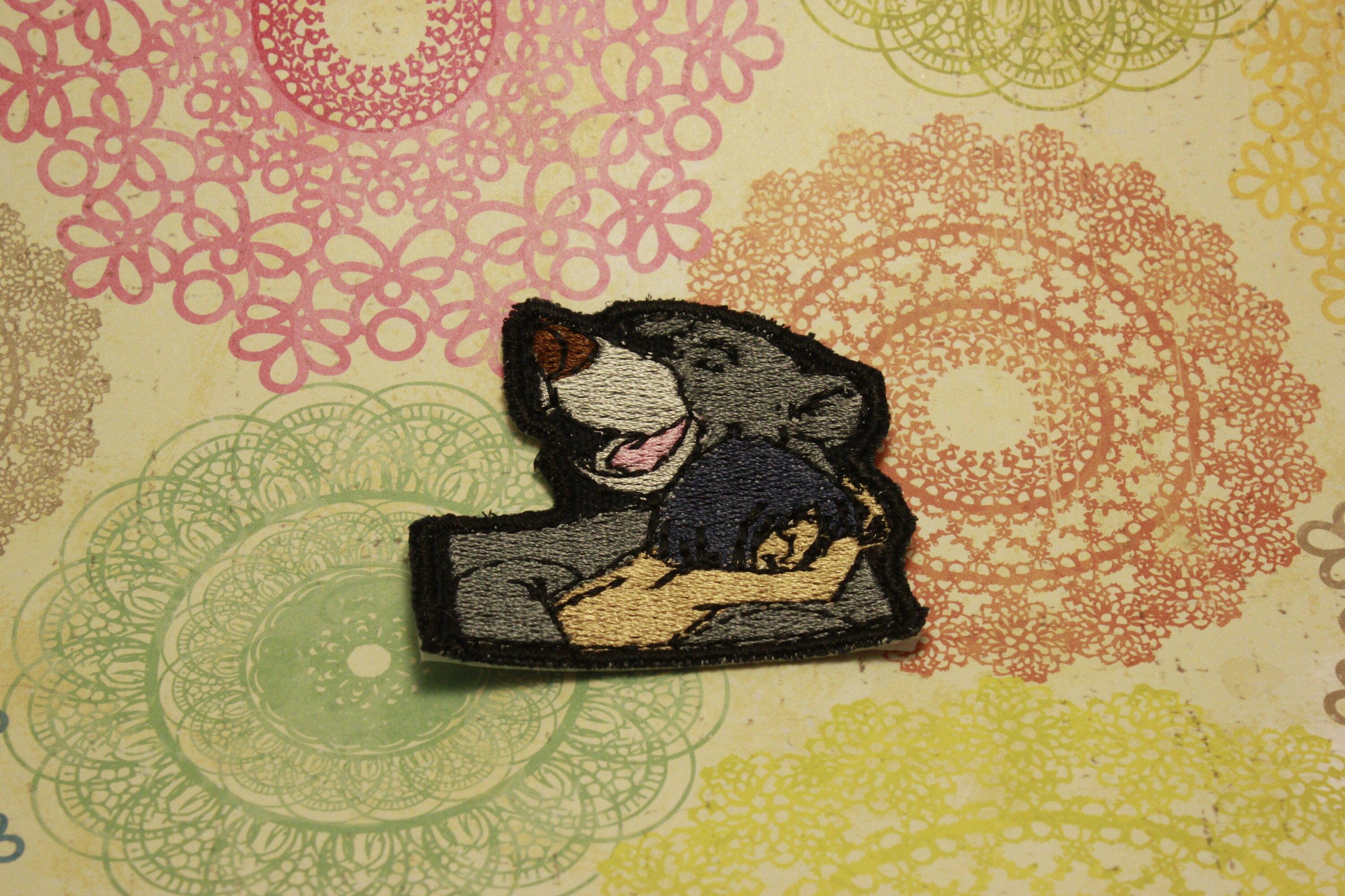 Baloo and Mowgli the Jungle Book Disney Iron on or Sew on Patch - Etsy UK