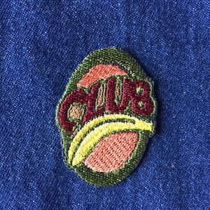 Kim Possible Club Banana MEDIUM  Ready to Iron on or Sew on Patch