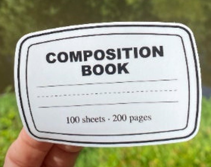 Notebook Label | 36G | Waterproof Vinyl Sticker | Back to School | Teacher Appreciation