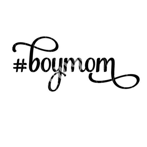 Hashtag Boymom Svg Use In Silhouette Or Cricut To Cut Adhesive Etsy