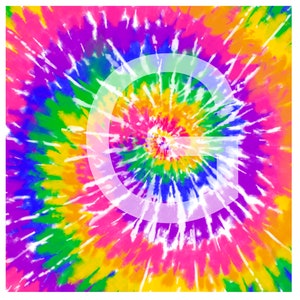 Printed Heat Transfer Vinyl Tie Dye G HTV for shirts fabrics Printed on Siser ColorPrint Easy 12 x 12 sheet Heat Mask Included Do Not Mirror