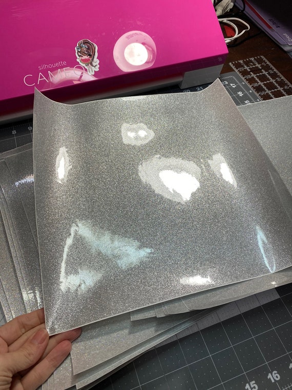 Clear Glitter Vinyl