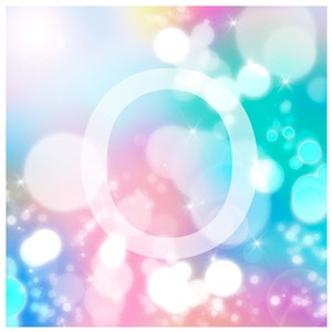 Printed Adhesive Vinyl, UNICORN BOKEH O Choose Permanent Adhesive for outdoors or Removable Adhesive for interiors 12 x 12 sheet